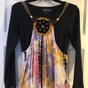 Girls JAK & PEPPAR boho tunic top size 14 NWOT